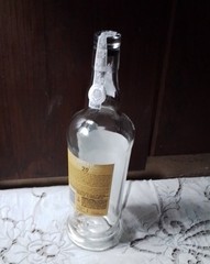Sandeman Old Tawny Porto Aged 40 Years 750ml Empty Bottle W/ Glass Cork
