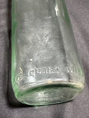 Vintage Petri Light Green 4/5 qt. 11.25” Wine Bottle with Metal Cap