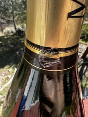 Giant EMPTY SEALED DISPLAY G.M. MUMM Champagne Bottle Factice Dummy Bottle