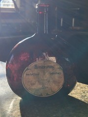 1904 Gewurztraminer Burgerspital zum heil. Geist Labeled 19th c Wine Bottle