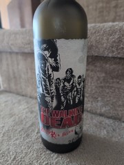 “The Walking Dead” Blood Red Blend Empty Wine Bottle 750ml 2016