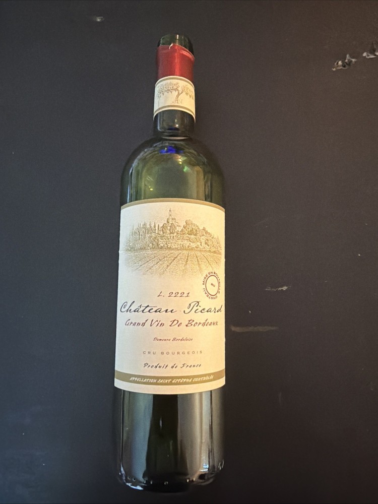 Chateau Picard Wine Bottle -empty