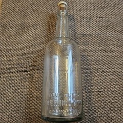 Vtg Glass Brotherhood Wine Co Bottle Empty Quart Liquor Bottle 12.5&Prime;W/stopper