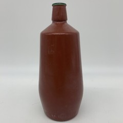 VTG 1980 JM Da Fonseca Azeitao Portugal Rust Brown Painted Glass 9&Prime; Wine Bottle