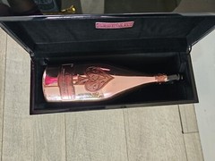 Empty Magnum Ace of Spades bottle , 1.5 Lt Rose Pink Color Armand De Brignac Box