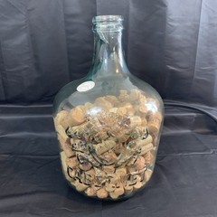 Vidrios San Miguel Recycled Large 3 1/2 Gallon Cabernet Wine Carboy Jug.