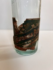Vintage California Blair Antique Glass Wine Bottle 24 Oz , 13”