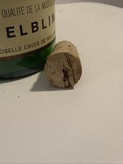 Vtg. Moselle Luxembourgeoise Elbling Wine Caves De Wellestein 1979 Bottle & Cork