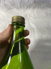 VTG GALLO Flavor Guard Glass Green Half Gallon Empty Decorative Bottle