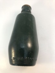 Green Brown Glass Wine Bottle J. M. DA Fonseca Azeitao Portugal 5.75&Prime; Rare