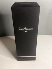 Vintage New Century 1999 Dom Perignon Champagne Bottle & Display Box , Brochure