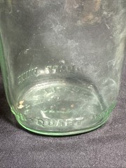 Vintage Petri Light Green 4/5 qt. 11.25” Wine Bottle with Metal Cap