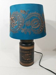 Beautiful Lamp French Lamaison Du Rot Wine Mid-Centrury Style Man Cave