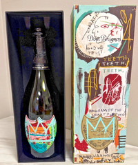 Dom Perignon Jean-Michel Basquiat 2015 Empty Gift Box Champagne Display Case