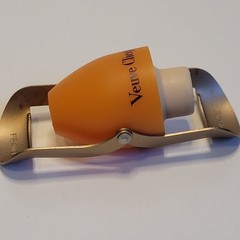 Veuve Clicquot Champagne Bottle Stopper France Trendy Yellow See Description!