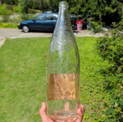 Vintage Garrett’s Virginia Dare Labeled 1/2 Gallon Wine Bottle Brooklyn NY Large
