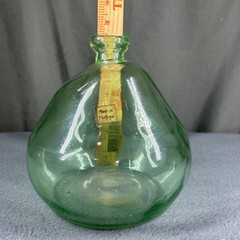 Recycled Glass Dame Jeanne Demijohn Style Bottle Green Carboy Wine Portugal VTG