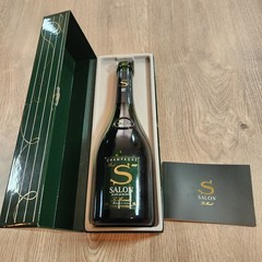 1997 Salon Le Mesnil EMPTY Bottle Box Booklet Champagne Blanc de Blancs Vintage