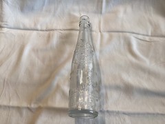 Vintage Garrett & Co Inc Virginia Dare Clear Glass Wine Bottle New York 2/3 Pint