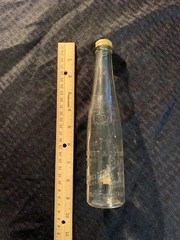 GARRETT & CO INC BOTTLE VIRGINIA DARE WINE BOTTLE NEW YORK GARRETT Embossed