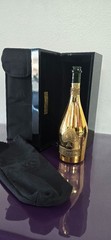 Ace of Spades Gold Armand De Brignac Champagne EMPTY Bottle With Box & Sleeve
