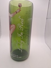Lady In Red Cut Kestral Collectible 5th Ed. Wine Bottle