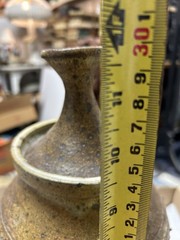 Antique Wine Spirits Bottle Pottery