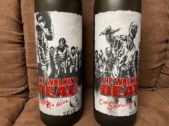The Walking Dead – Two Empty Wine Bottles, Cabernet Sauvignon, Blood Red Blend