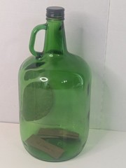 Vintage Chateau Luzerne Mountain White Chablis 4 Liter Glass Wine Jug