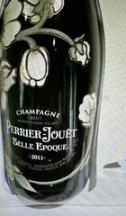 EMPTY PERRIER JOUET CHAMPAGNE 2011y. BELLE EPOQUE BOX & BOTTLE Floral 750ml