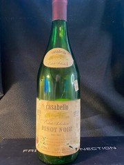 1975 Pinot Noir Casabello Winery Okanagan Valley, BC Canada empty wine bottle & 