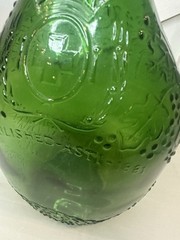 Vtg United Vintner&rsquo;s 4555 Half Gallon Green Glass Bottle Established-Asti-1881 1