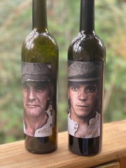 Empty Bottle 0.7 Liter Set of 2 Matsu El Picaro & El Recio Cork Spain