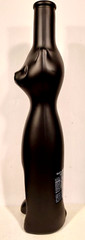 Moselland Black Happy Cat Riesling Wine Bottle Empty 13” Great Halloween Decor