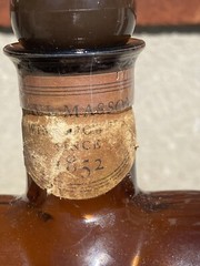Vintage Wine Bottle PAUL MASSON RARE CREAM SHERRY Curve’e No. 002c Saratoga,CA.