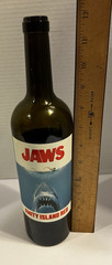 JAWS 50th Anniversary Amity Island Red Wine Collectible Bottle (Empty) w/ Cork