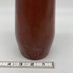 VTG 1980 JM Da Fonseca Azeitao Portugal Rust Brown Painted Glass 9&Prime; Wine Bottle