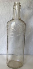 RARE « SEABO » WINE BOTTLE JACKSONVILLE FL 12 INCHES TALL 4/5 Qt