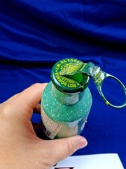 Vintage Lancers Vinho Verde Empty Pull Top Wine Bottle Green and White