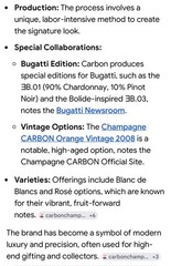 3 Bottle Set: 1 Luminous Bugatti Carbon Champagne, 1 Carbon Brut, & Carbon rosé