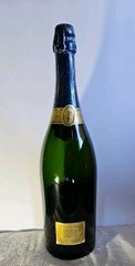 Glass Empty Tall French Wine Brut Champagne Bottle 3000 ML Display Feuillatte
