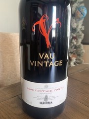 Giant EMPTY, SEALED 2000 Vau Vintage Porto Bottle Display