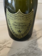 1 Vintage Dom Perignon Champagne Empty Bottle 1996 Collectible France 750ml Brut