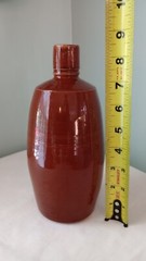 Vintage Stoneware Wine Bottles Newberry Wine And Lancers Wine Red Brown Wine Art