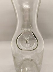 Vintage Paul Masson Norman Kosarin Wine Decanter Carafe Etched Glass 1989