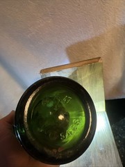 Green Glass Wine Bottle 4/5 Quart