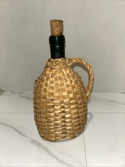 1966 Empty Quinta Libson Wine By J.M. DA Fonseca. Succ.4/5 Qt Wrapped In Wicker
