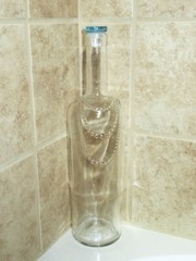Empty Gerard Bertrand Bottle Baie de Perles Designed By Chantal Thomass France