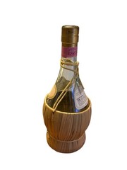 1992 Italian Francesco Chianti Red Wine Bottle Decor Empty Italy