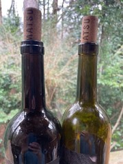 Empty Bottle 0.7 Liter Set of 2 Matsu El Picaro & El Recio Cork Spain